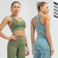 Women's Yoga Sports Suit Work Out Outfit Ropa Deportiva Gym HIgh Waist Butt Lifting Sport Bra And Yoga Pants Set